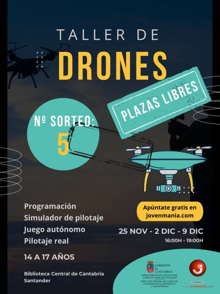Sorteadas las plazas para los talleres de Drones  num 5