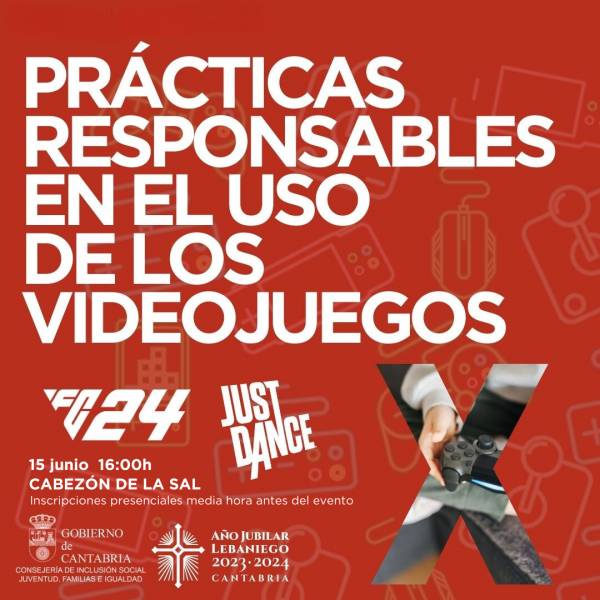 Este sábado en Cabezón de la Sal taller 'Prácticas responsables en el uso de los videojuegos' 