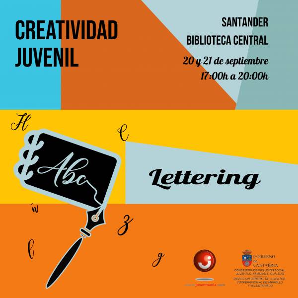 creatividad juvenil taller de lettering 20 21 septiembre