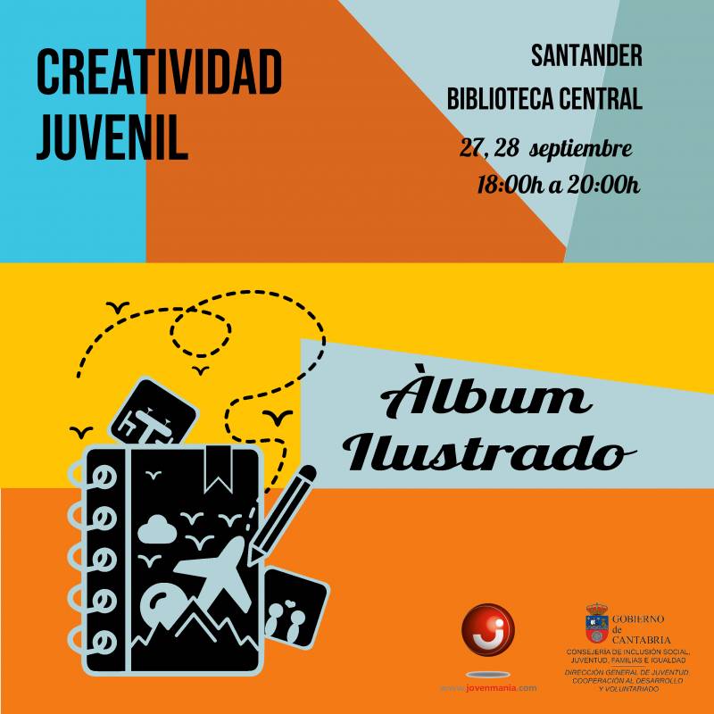 Creatividad Joven Album Ilustrado biblioteca central 27,28 septiembre