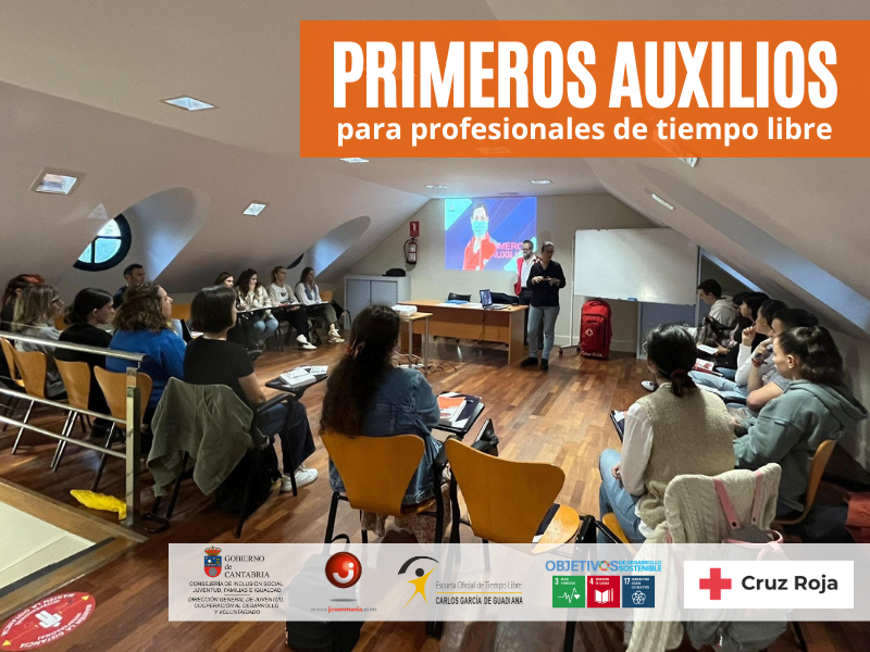 Alumnos y alumnas del curso de Primeros Auxilios de la EOTL