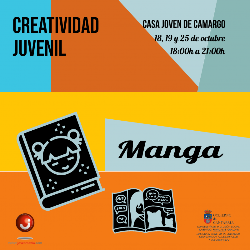 taller de iniciación al manga 18 19 25 octubre Camargo