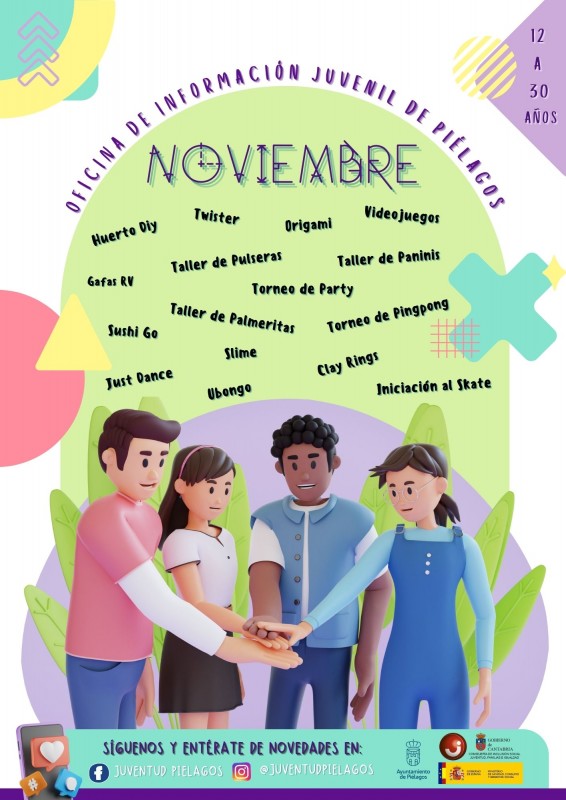 Cartel OIJ Piélagos Noviembre Joven