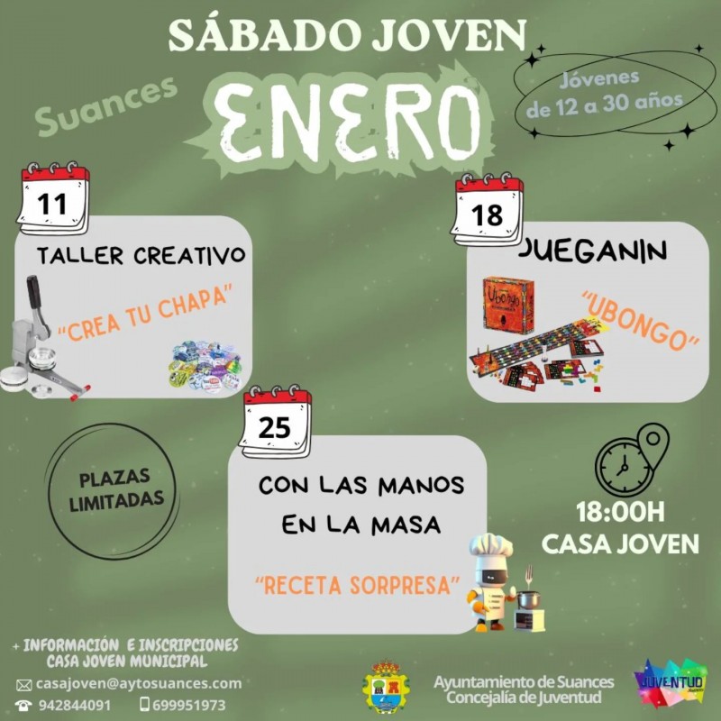 Programación enero casa joven Suances