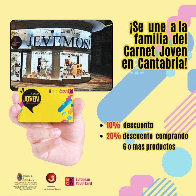 escaparate de la tienda de JEVEMOSA
