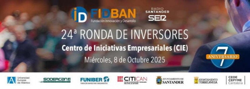 cartel promocional del evento con logos de organismos patrocinadores