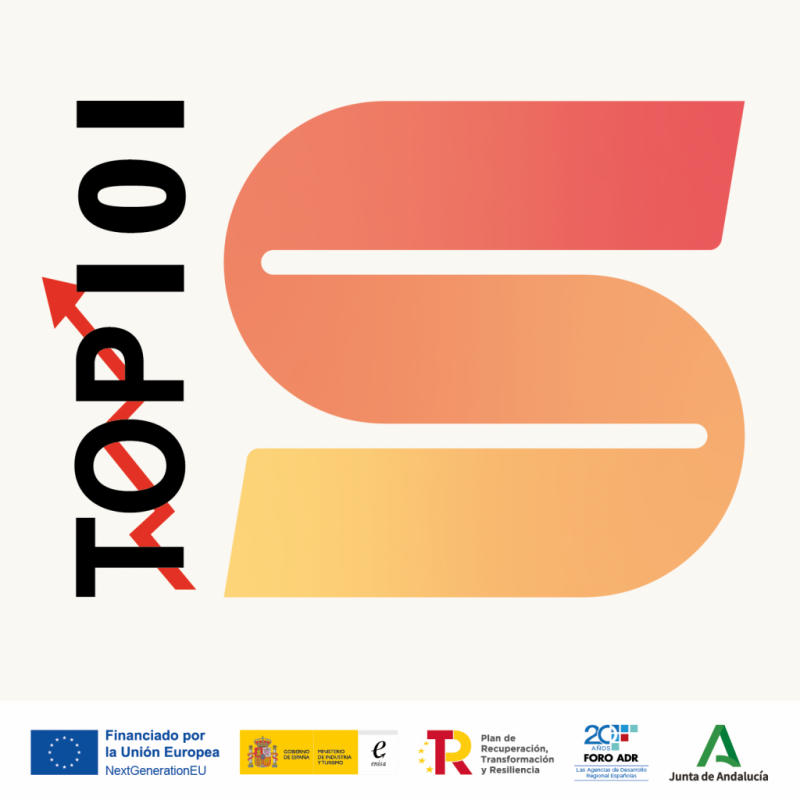 Cartel de "Top101 Spain Up Nation Reconocimientos del Emprendimiento con Impacto en España 2025"