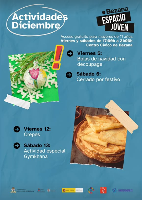 cartel promocional de actividades