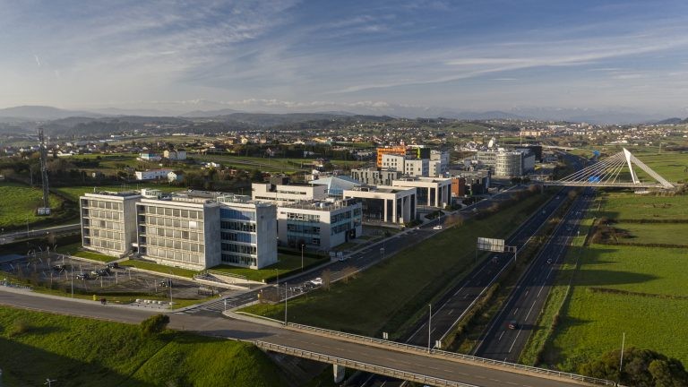 Vista a&eacute;rea del Parque Cient&iacute;fico y Tecnol&oacute;gico de Cantabria