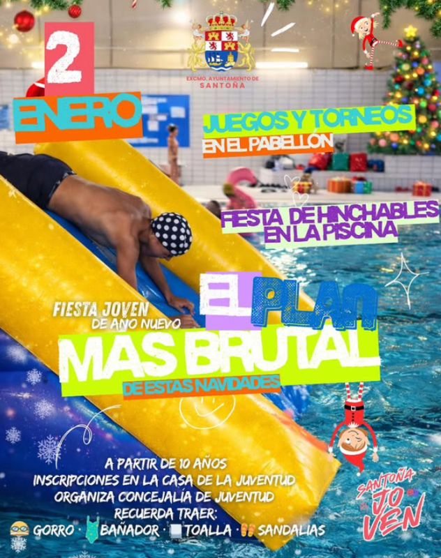 Cartel promocional de la actividad de Santo&ntilde;a