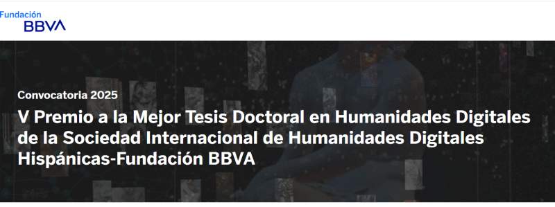 Encabezado de la noticia de la web de la fundación con letras blancas sobre fondo oscuro