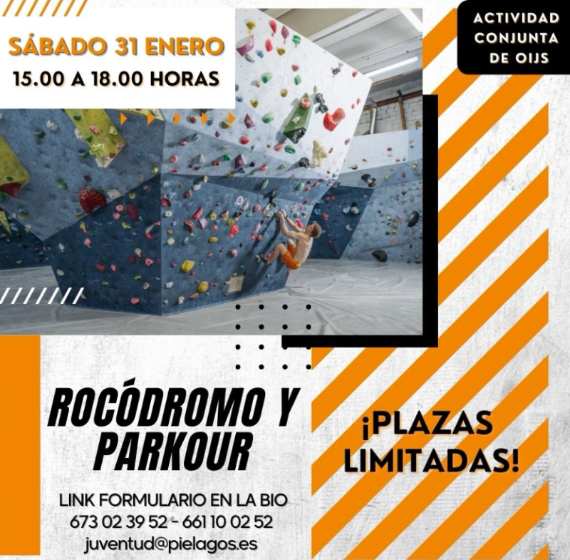 cartel promocional de actividad de las OIJs de Renedo