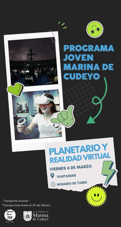 cartel de la actiivdad especial: Planetario y Realidad Virtual