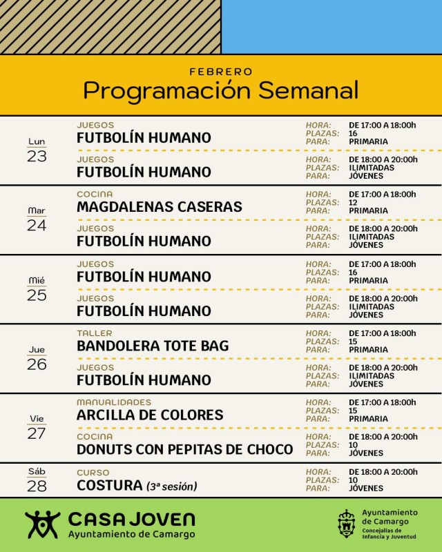 cartel programaci&oacute;n completa