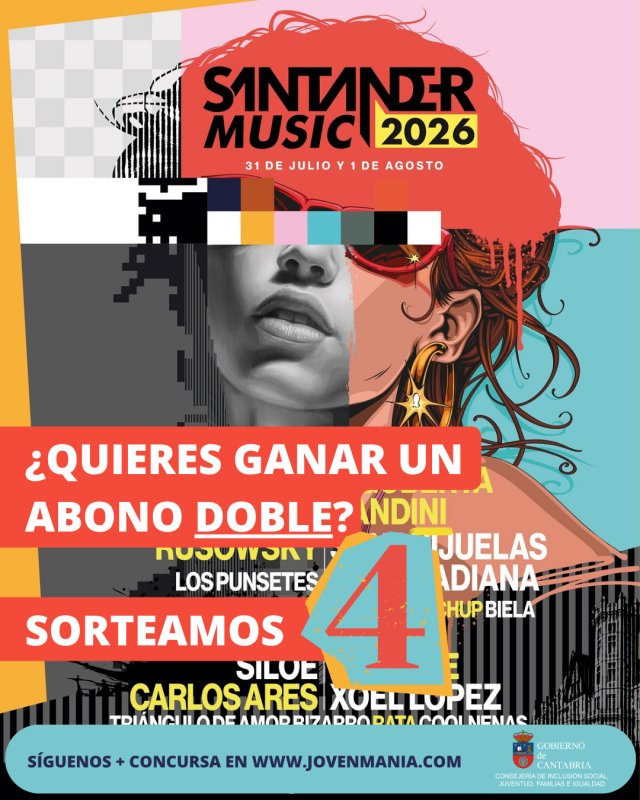  Santander Music sorteamos 4 abonos dobles