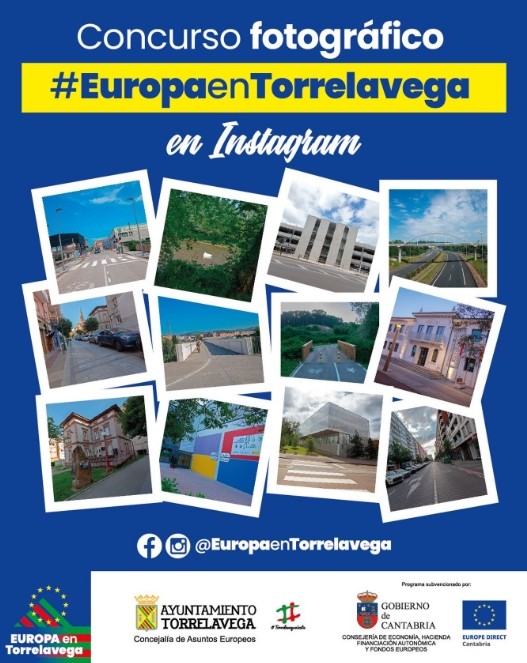 cartel del Concurso fotogr&aacute;fico #EuropaenTorrelavega