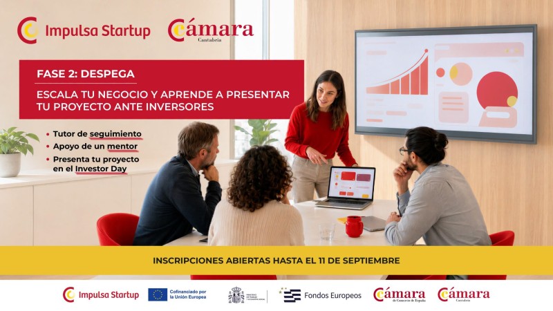 Cartel de la Fase 2. Impulsa tu proyecto con formaci&oacute;n, mentorizaci&oacute;n y apoyado por un experto