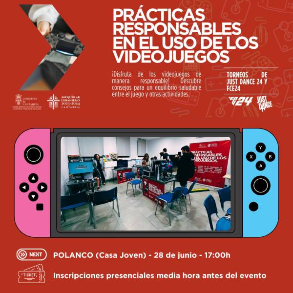 Prácticas responsables en el uso de los videojuegos  pOLANCO 28 17:00