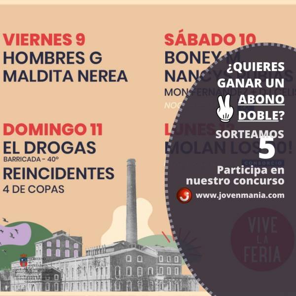 vive la feria concurso 5 abonos dobles