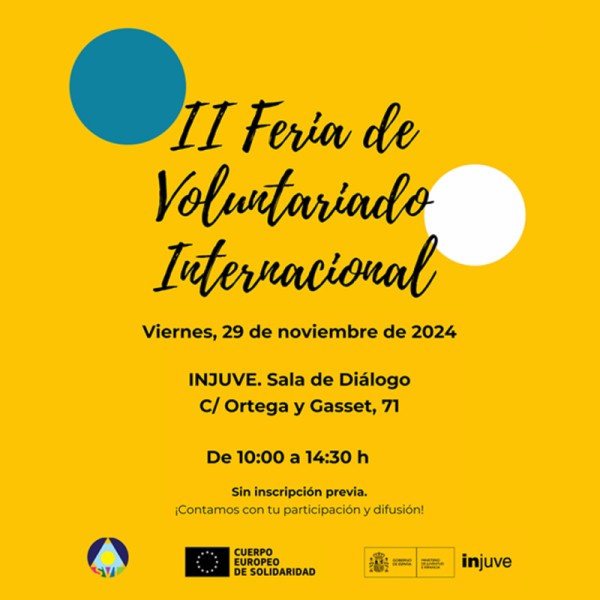 II Feria de Voluntariado Internacional del INJUVE