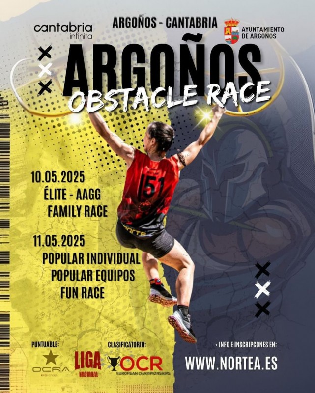 Cartel de la Argoños Obstacle race 2025