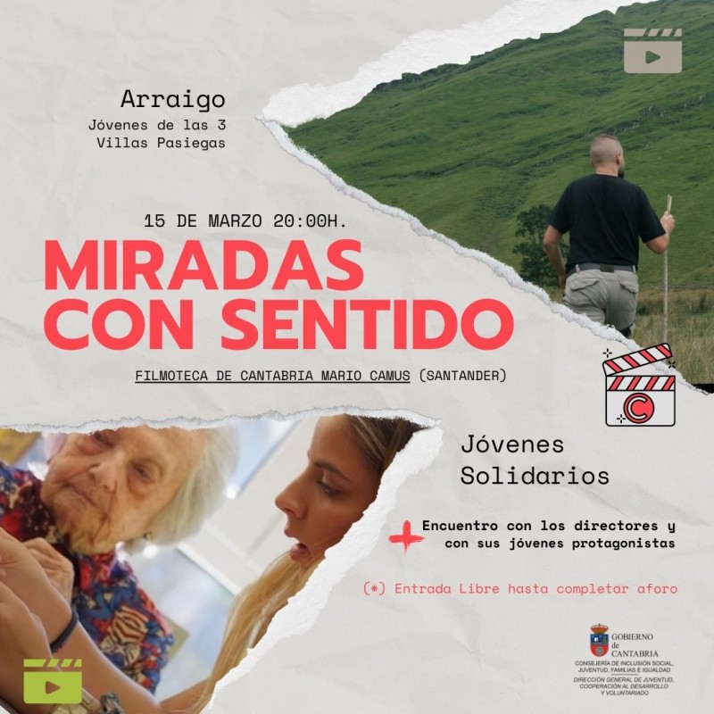 Miradas con Sentido documentales 'Arraigo' y 'Jóvenes Solidarios'