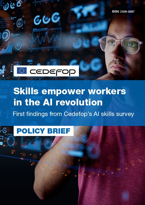 Portada del informe Skills empower workers in the AI Revolution realizado por el CEDEFOP EN 2024