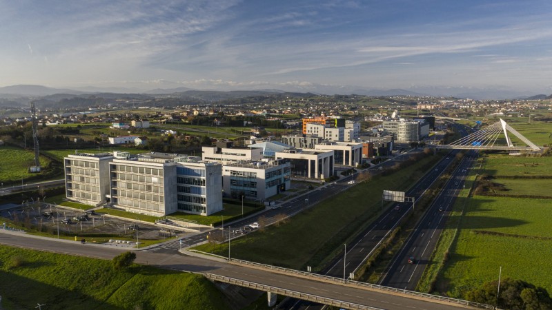 vista aérea del parque tecnológico de Santander