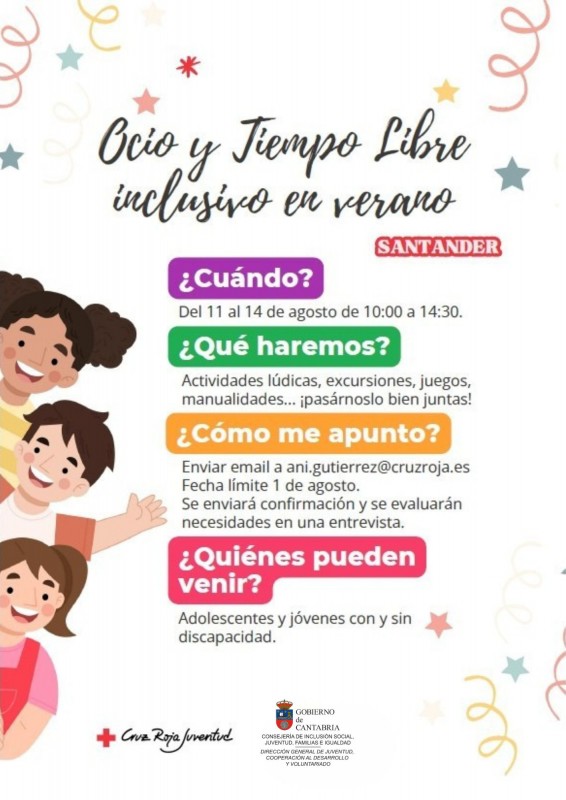 Ocio y Tiempo Libre inclusivo en verano