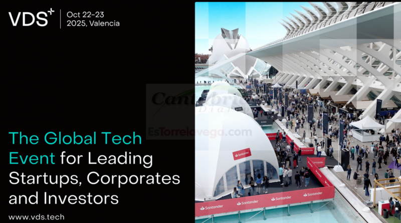 Cartel de la feria Valencia Digital Summit los días 22 y 23 de octubre en la Ciudad de las Artes y las Ciencias de Valencia