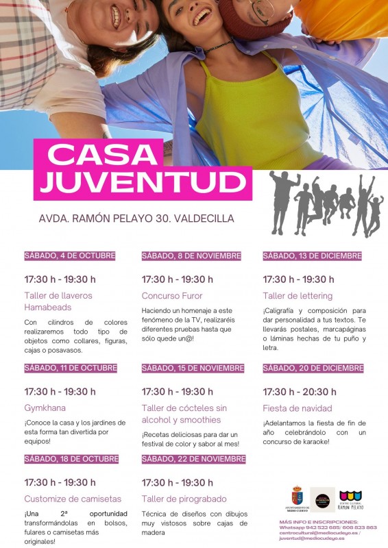 Cartel informativo de la programación completa