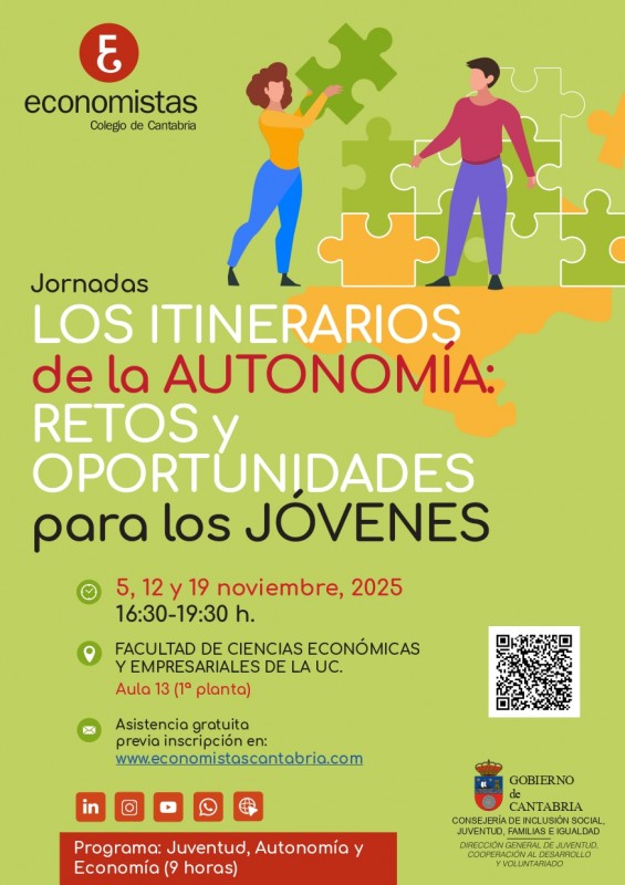 jornadas Los Itinerarios de la Autonomía: retos y oportunidades para los jóvenes