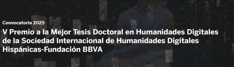 texto blanco con nombre convocatoria sobre fondo oscuro