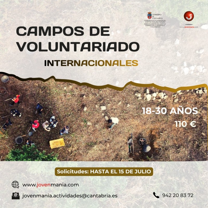 Campos de Voluntariado Internacionales 2026