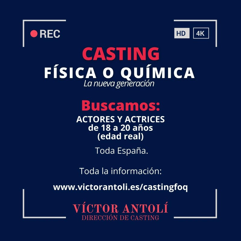 casting segunda temporada de Física o Química