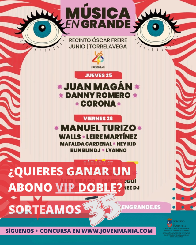 música en grande sorteamos 35 abonos dobles