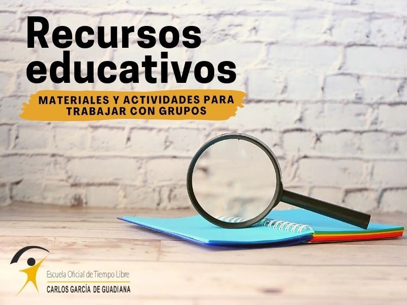 lupa y cuaderno imagen del espacio recursos educativos