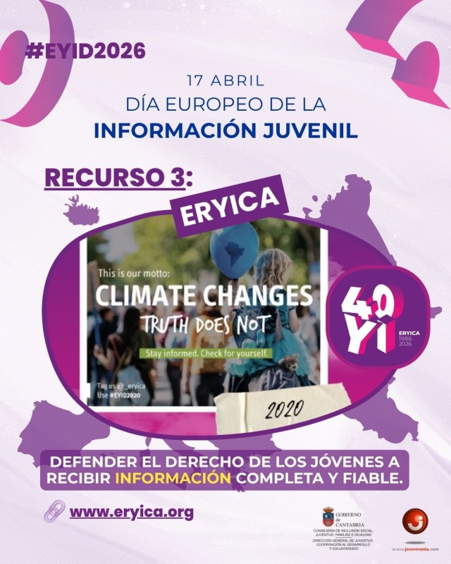 Día de la Información Juvenil 2026: "ERYICA"