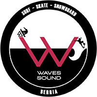 logotipo ESCUELA DE SURF WAVES SOUND