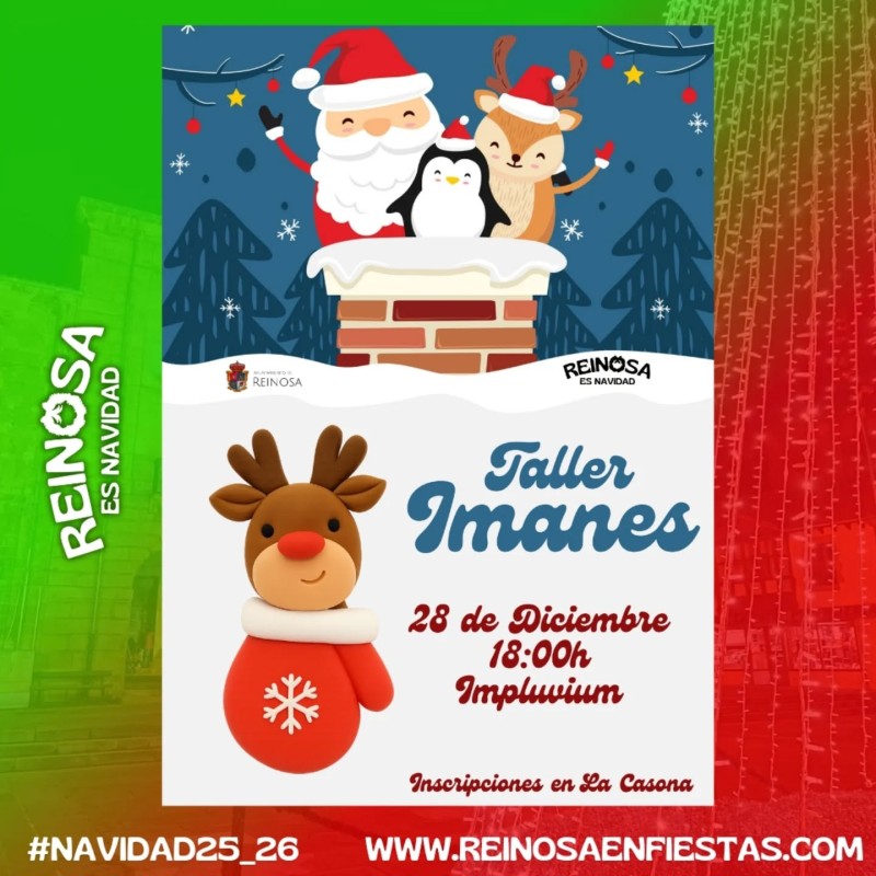 imagen del cartel del taller de imanes