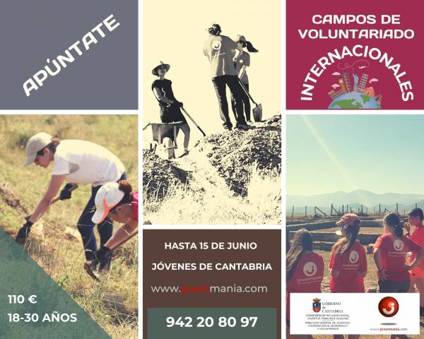  Verano Jovenmania 2022 Campamentos y Campos de Voluntariado