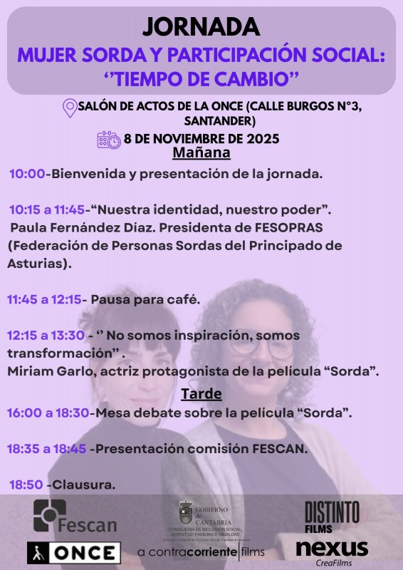 Portada de cartel promocional de la jornada