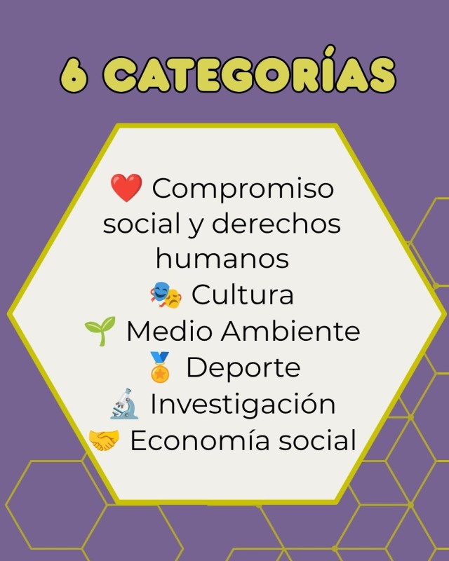 Premios Nacionales de Juventud categorías