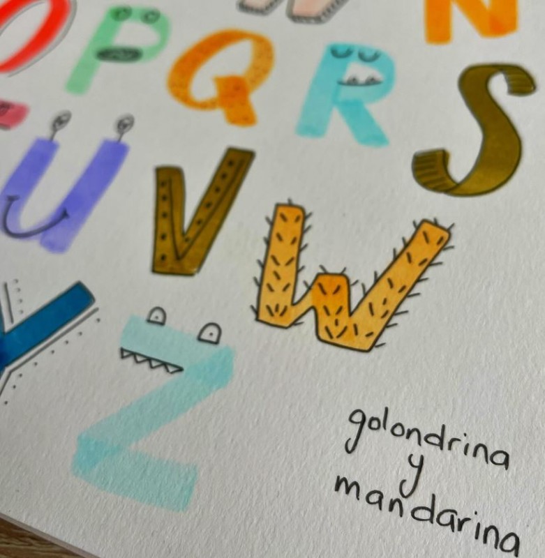 esto es lettering @golondrinaymandarina