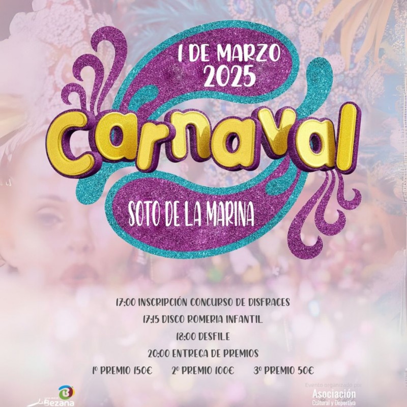 Programa de actividades y concursos de Carnaval de Soto de la Marina