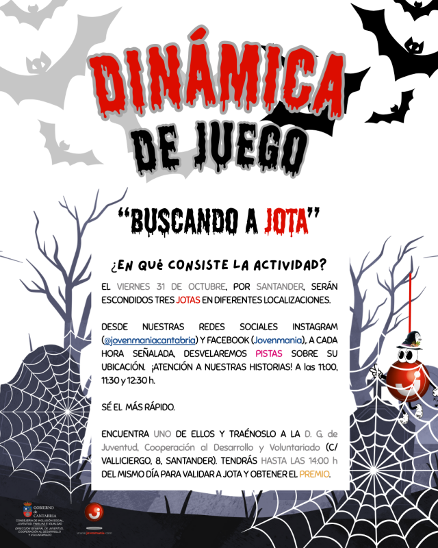 2. Instrucciones de carrusel para la actividad Buscando a Jota
