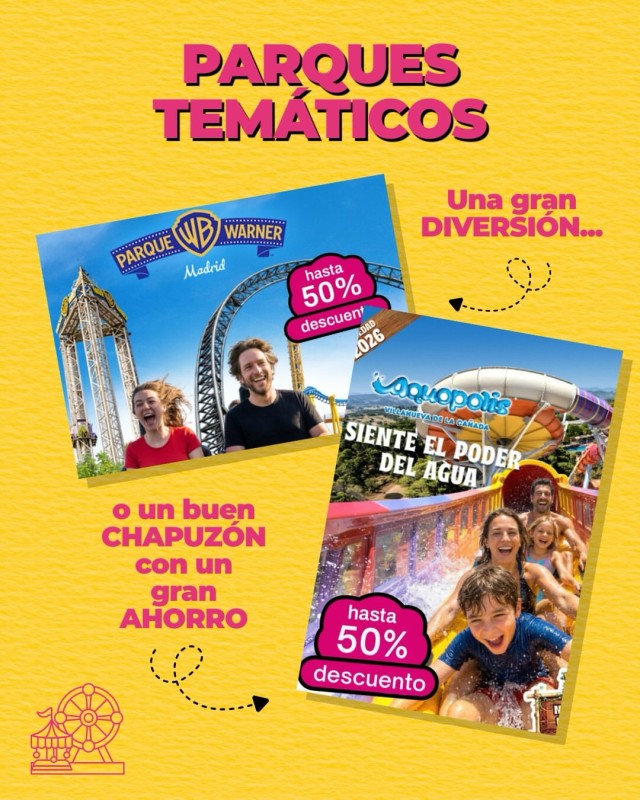 descuentos en parques temáticos con tu carnet joven